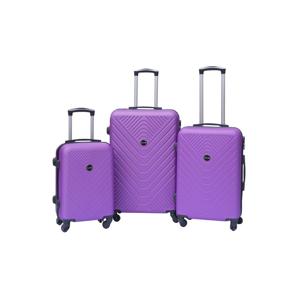 DANICOLLE - Pack Maleta ABS Morado DANICOLLE