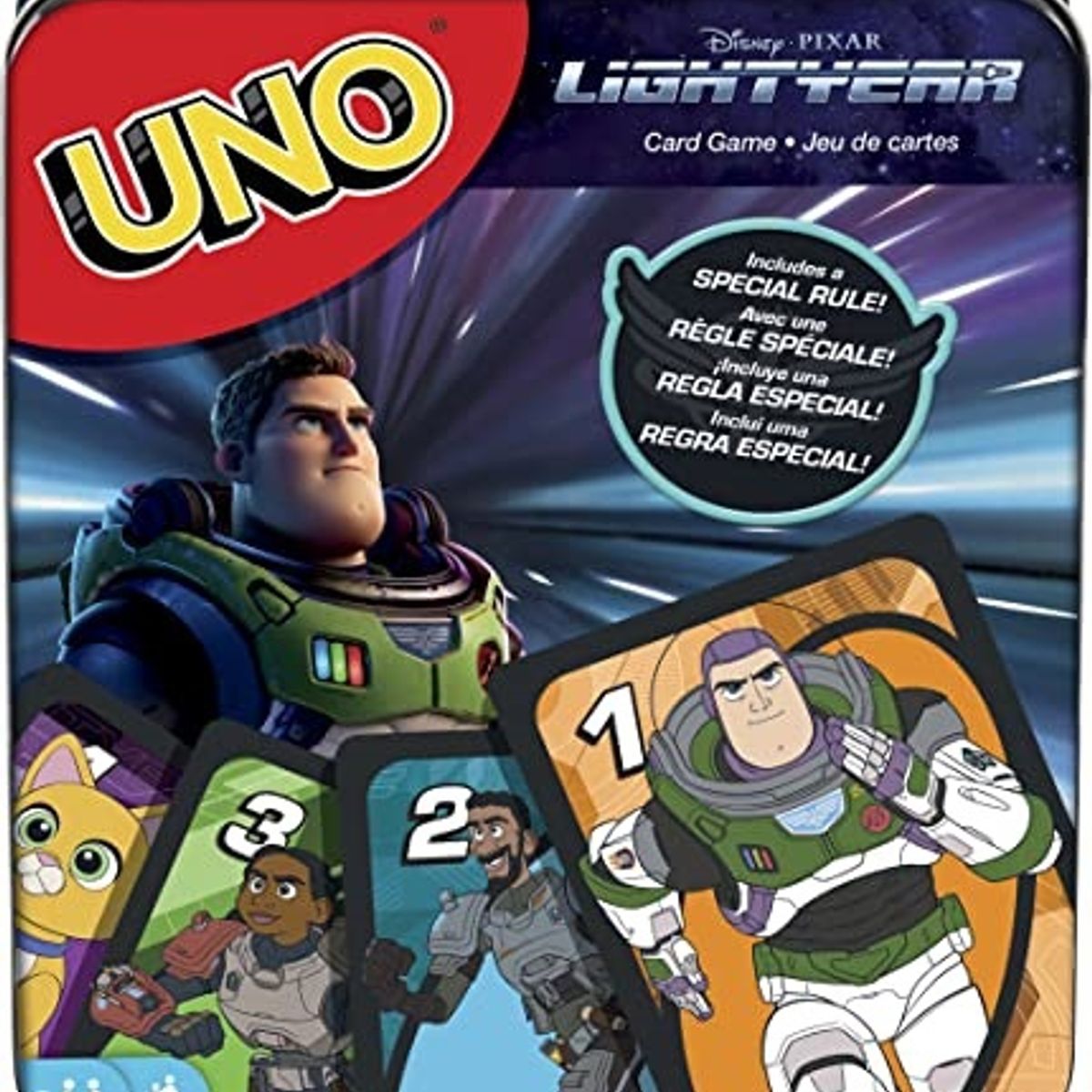 MATTEL - Juego De Cartas UNO LIGHTYEAR DISNEY PIXAR