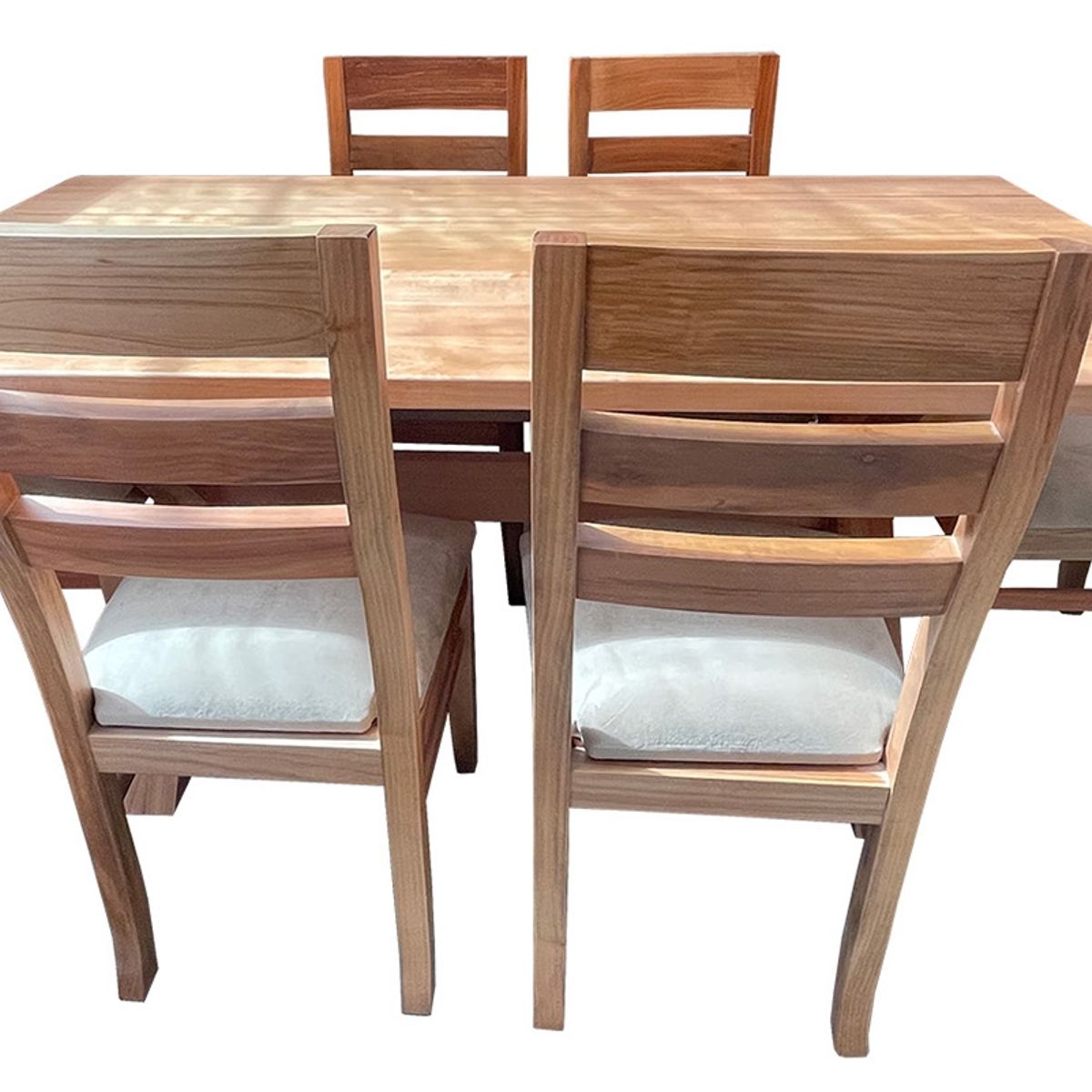 MUEBLES NATIVA - Comedor Cruz 100x180 koke Beige