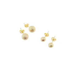 JOYAS MONTERO - Pack Aros Leticia Gold Baño de Oro 24K.-
