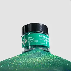 OLD WOOD BROTHERS - Pigmento Glitter Turquesa
