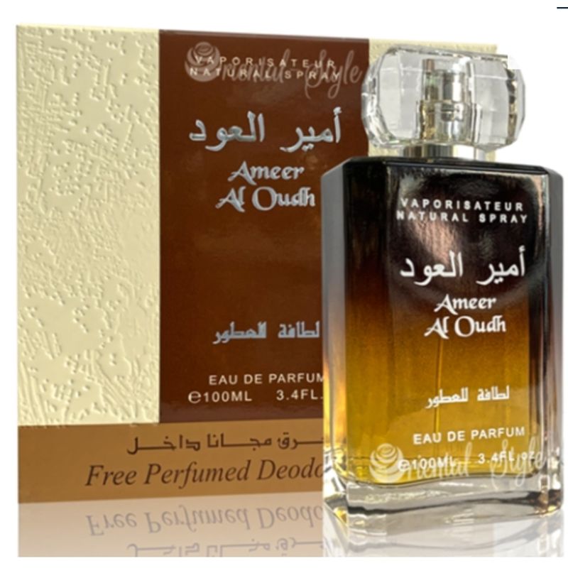 LATTAFA - Ameer al Oudh EDP 100 ML + Spray 75 ML  Unisex - Lattafa