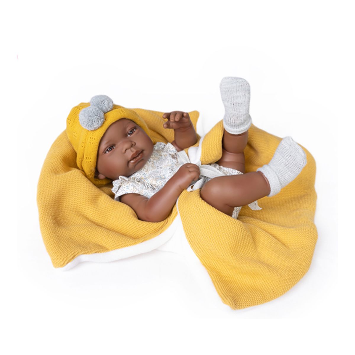 ANTONIO JUAN - Recién Nacido con Mantita Tejida Antonio Juan