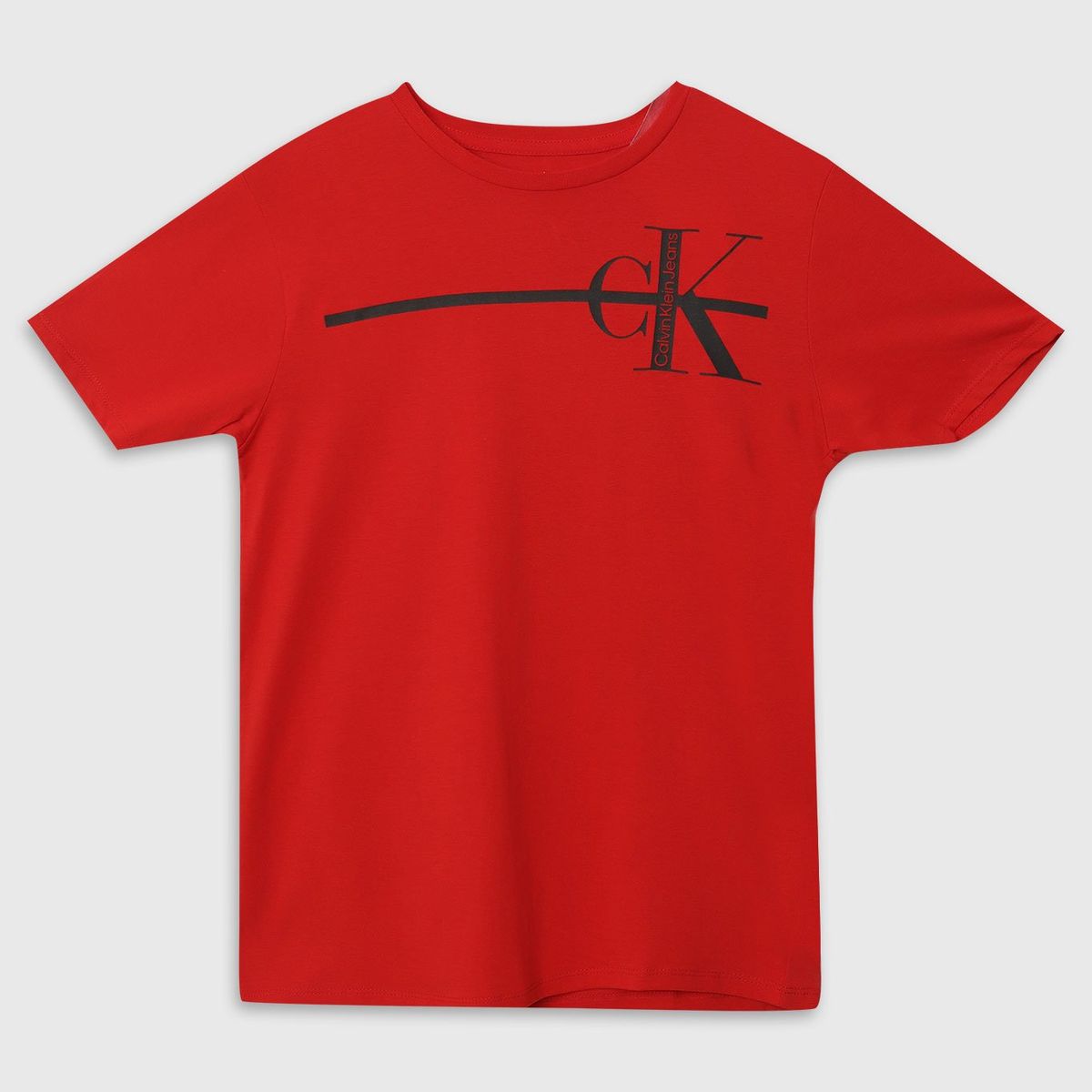 CALVIN KLEIN - Polera Niño Limbo Rojo Calvin Klein