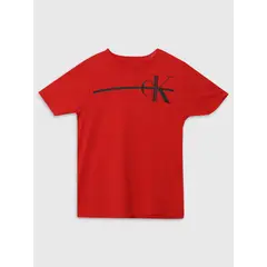 CALVIN KLEIN - Polera Niño Limbo Rojo