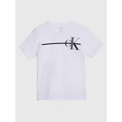 CALVIN KLEIN - Polera Niño Limbo Blanco