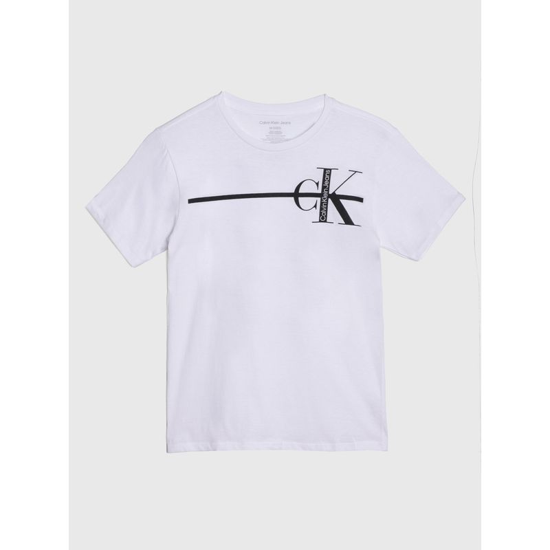 CALVIN KLEIN - Polera Niño Limbo Blanco Calvin Klein
