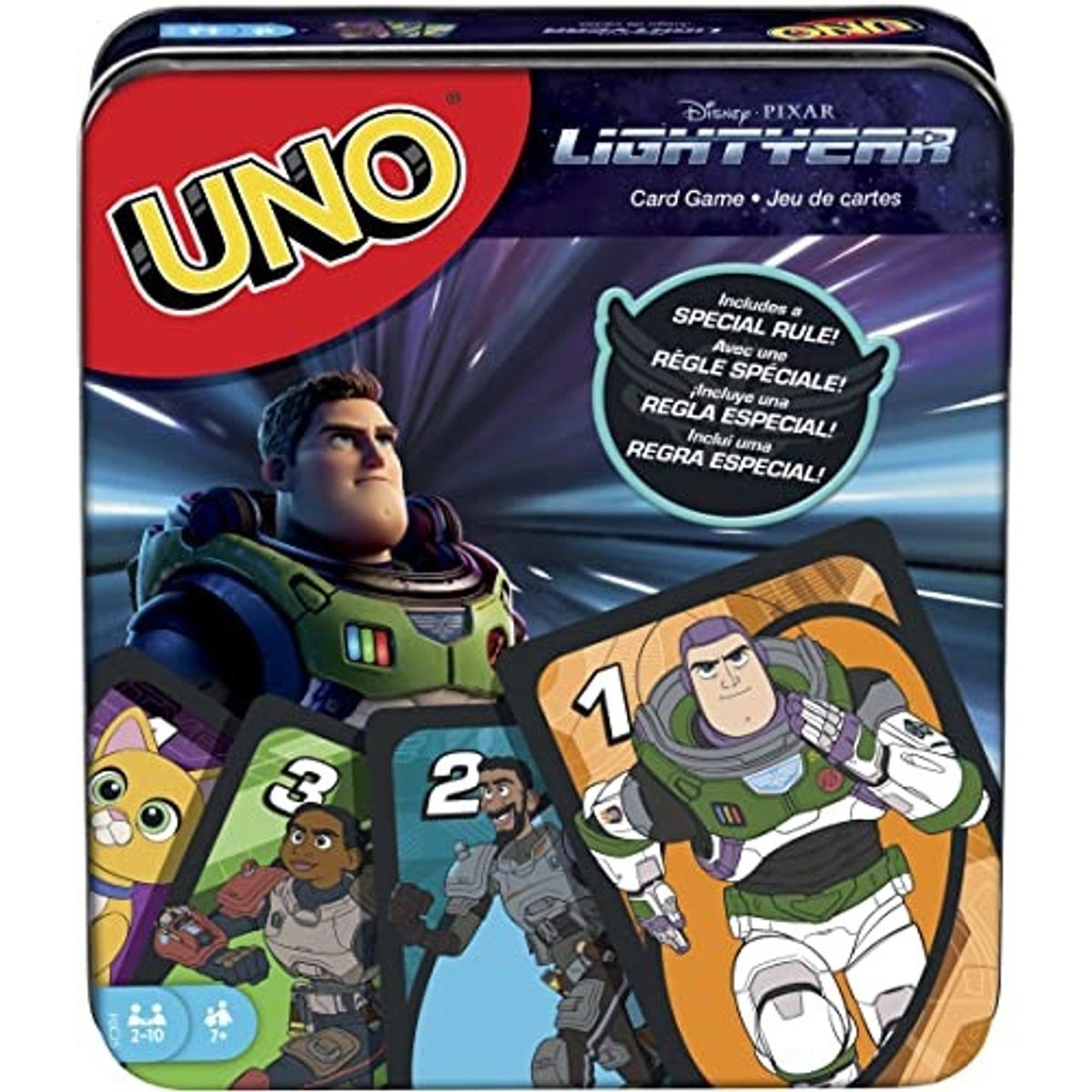 MATTEL - Juego De Cartas UNO LIGHTYEAR DISNEY PIXAR