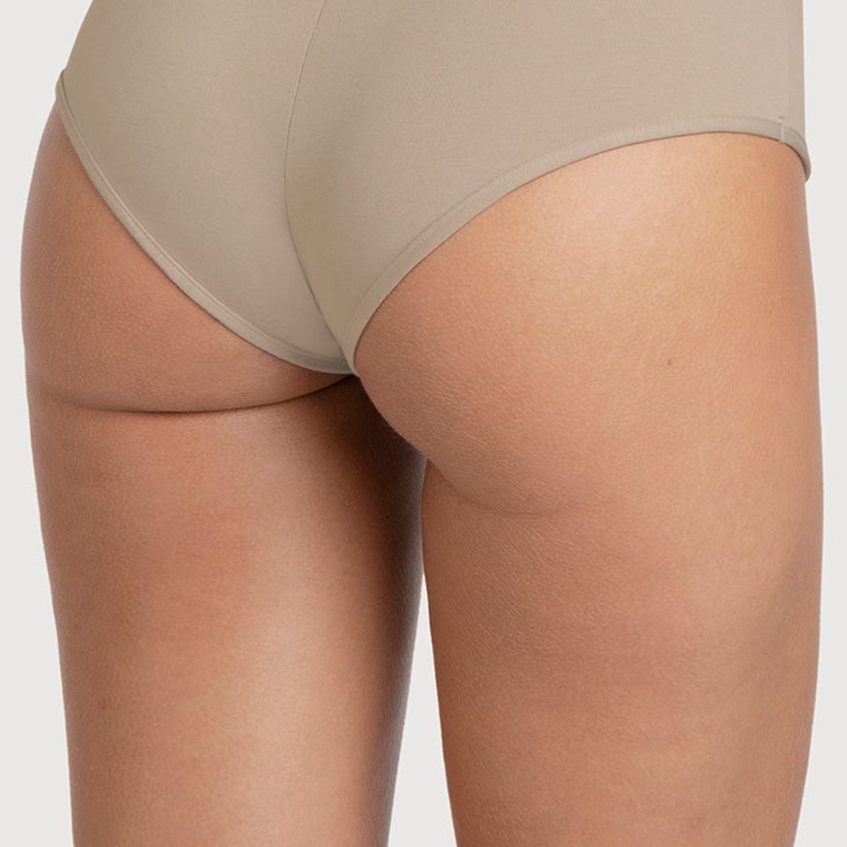 OPTIONS - Duo Pack Calzón Algodón Lycra Taupe Y Mostaza