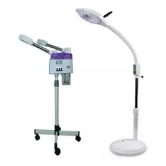 GENERICO - Lupa Con Luz Led Lampara Vaporozono Aire Frio Calor