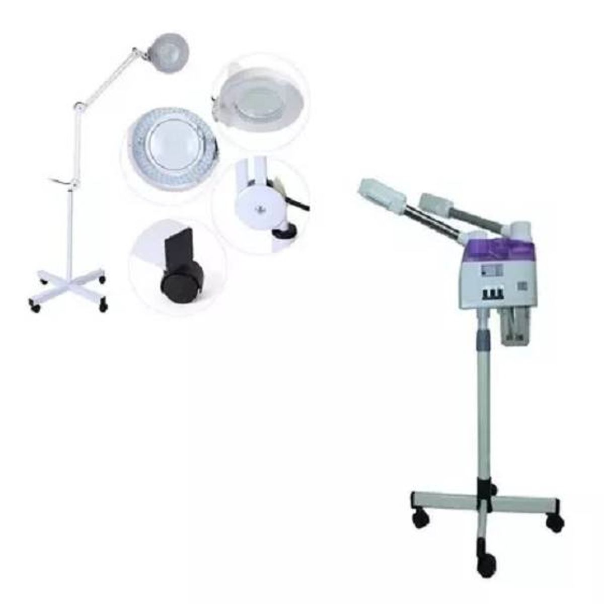 GENERICO - Lupa Con Luz Led  Lampara  Vaporozono Aire Frio  Calor