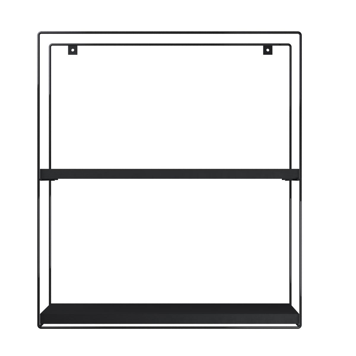 VEKKAHOME - REPISA CUADRADA TOTAL BLACK