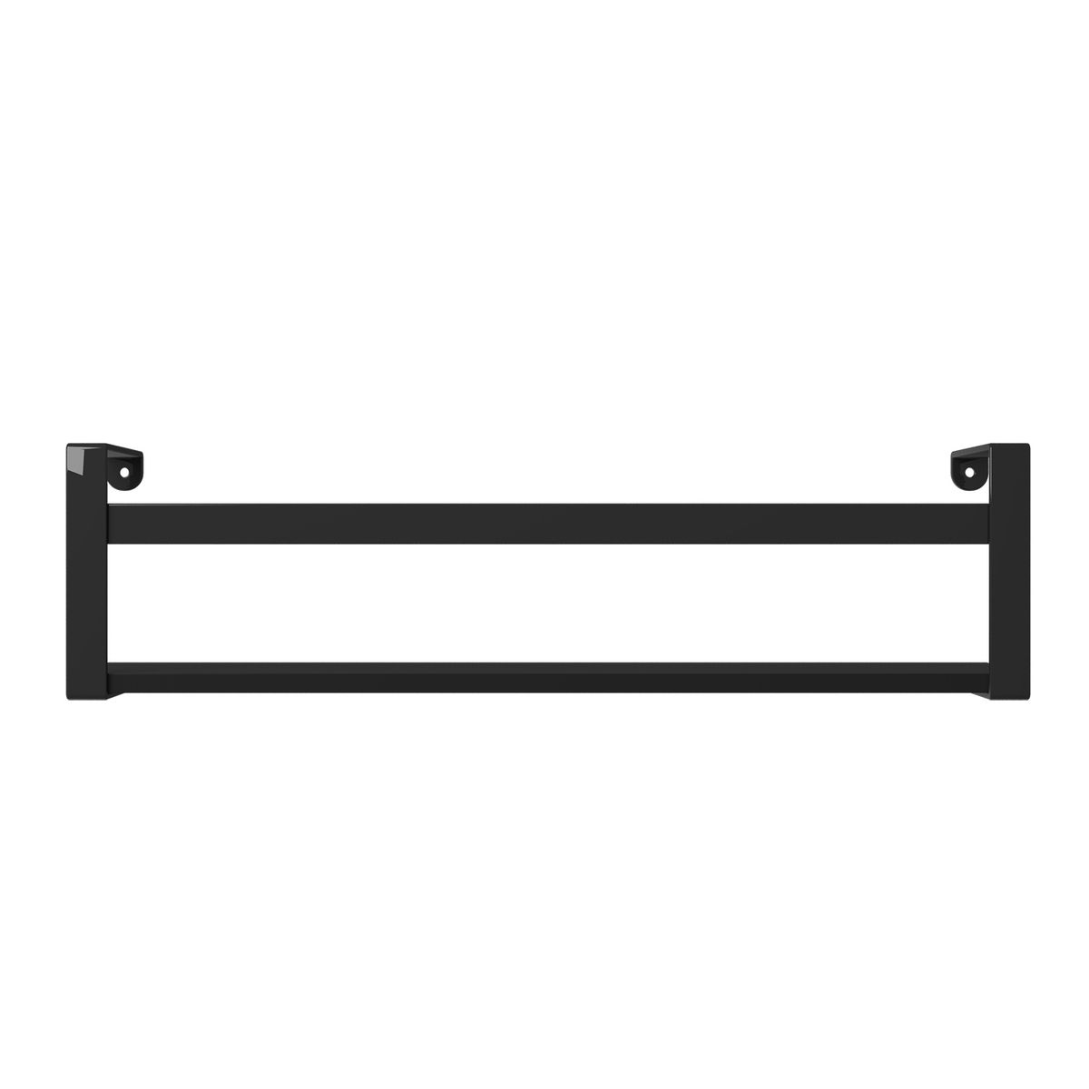 VEKKAHOME - ESTANTE FLOTANTE NEGRO 45CM