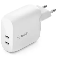 BELKIN - Cargador Dual 40 W BoostCharge USB-C Blanco