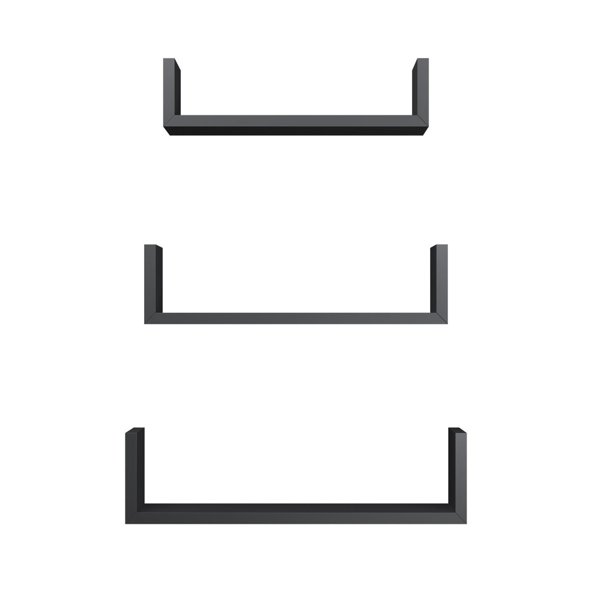 VEKKAHOME - ESTANTES FLOTANTES BLANCOS