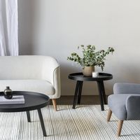 Mesa Lateral Almiron Negra Amoblé