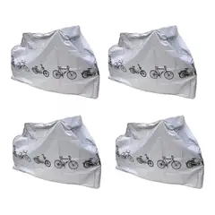 GENERICO - Pack X4 Funda Cubre Bicicleta Cobertor Bici Impermeable