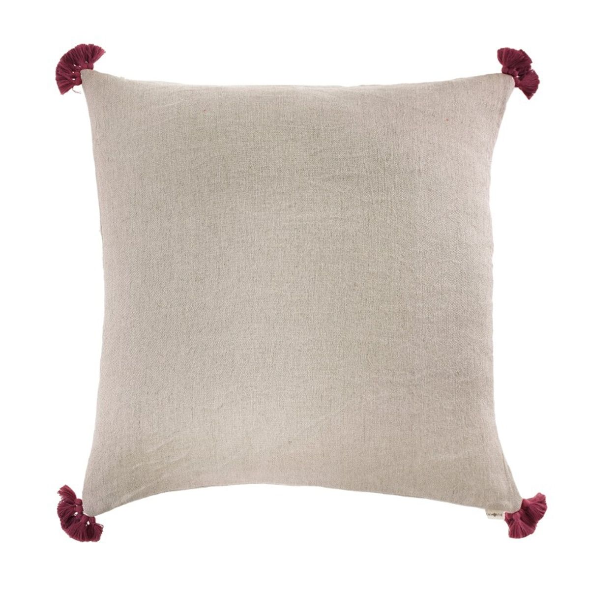 PAMU HOME - Funda Cojín Olivia Rojo 45x45 cm