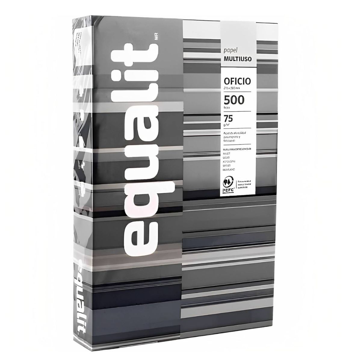 EQUALIT - PAPEL OFICIO RESMA - EQUALIT MULTIFUNCION 500 hojas. 75gr