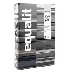 EQUALIT - PAPEL OFICIO RESMA - MULTIFUNCION 500 hojas. 75gr