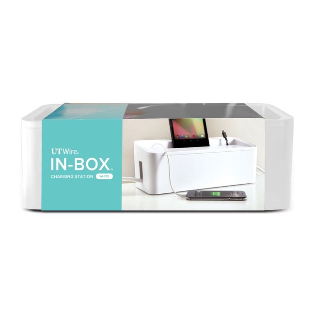 UT-WIRE - UT WIRE - Caja organizadora de cables y estación de carga In Box