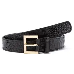 GACEL - Cinturon - ancho 30mm - - Negro