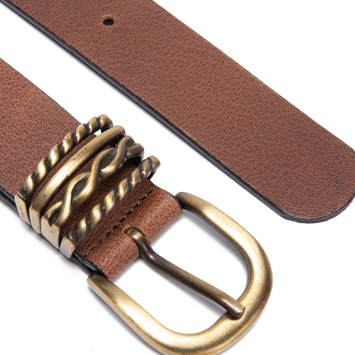 GACEL - Cinturon - Ancho 3.5 cms - Gacel - Tostado