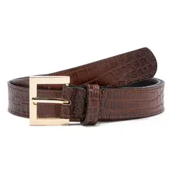 GACEL - Cinturon - ancho 30mm - - Tostado