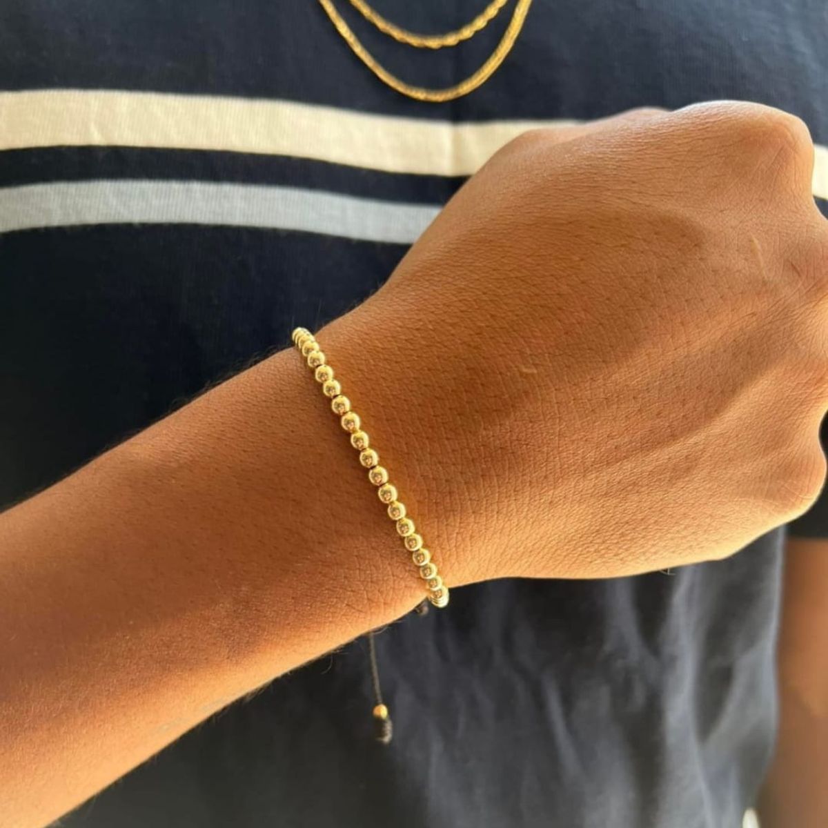 GENERICO - Pulsera en oro laminado de 18k