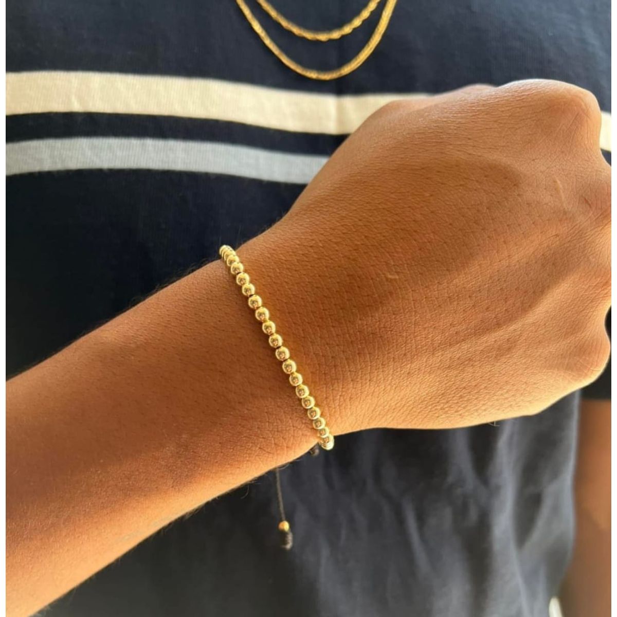 GENERICO - Pulsera en oro laminado de 18k