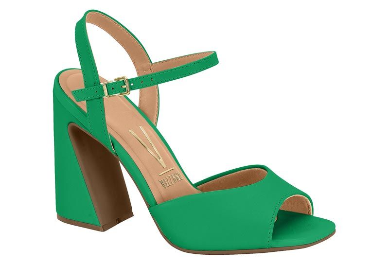 Sandalia Mujer EcoCuero Verde