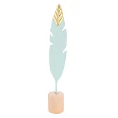 GENERICO - Pluma metálica decorativa