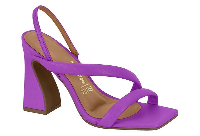 Sandalia Mujer EcoCuero Morado