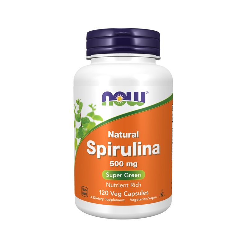 NOW - Spirulina 500 mg 120 caps - Now Foods