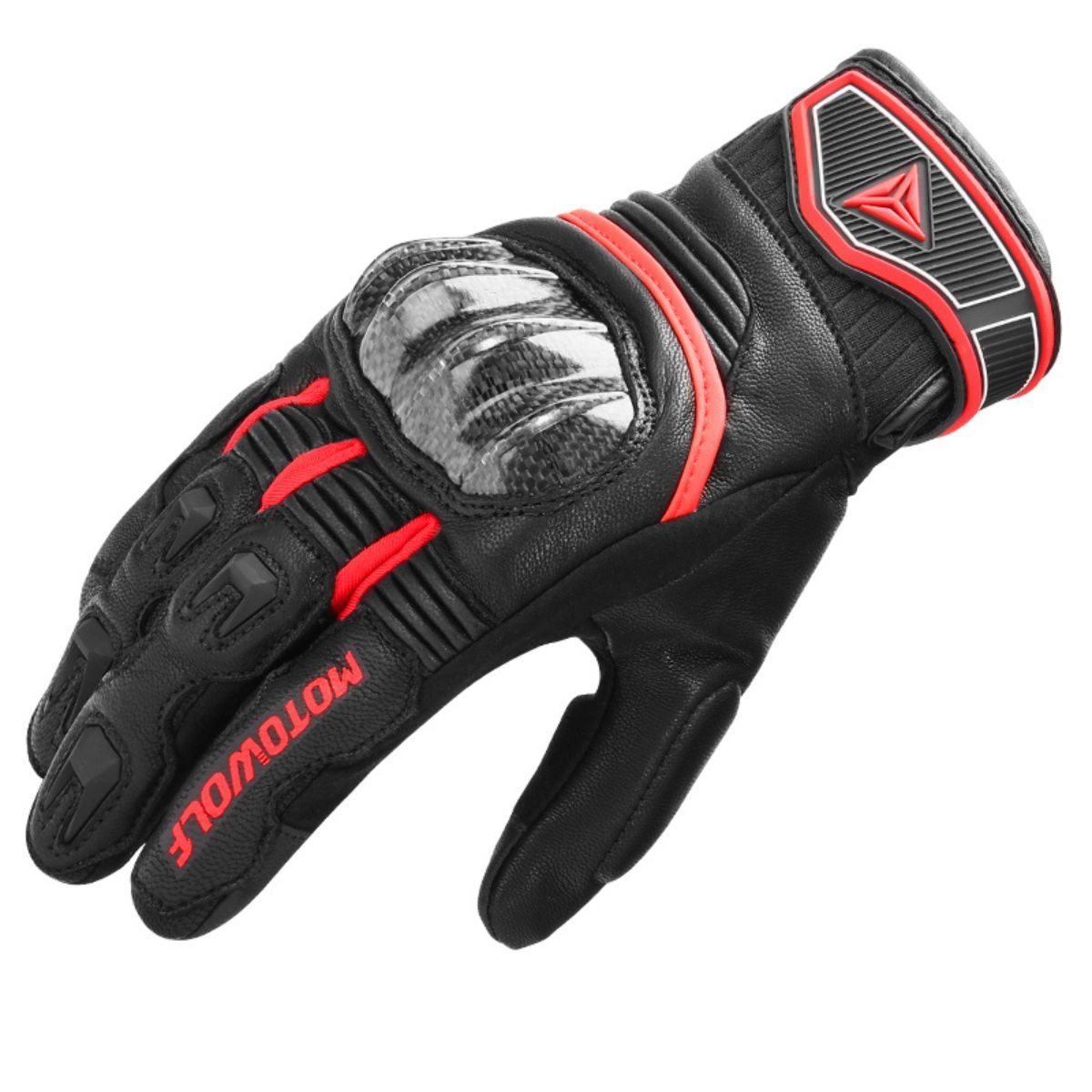 MOTOWOLF - Guantes Tácticos y Táctiles de Cuero  Motowolf 0335