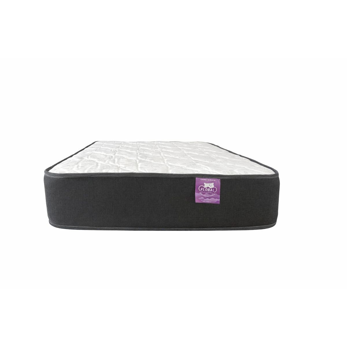FLOBAL - Colchón 1 Plaza Resorte FLOBAL 90x190x25cm