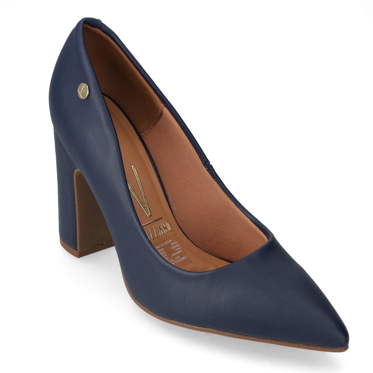 VIZZANO - Zapato Mujer Taco Cuadrado Azul