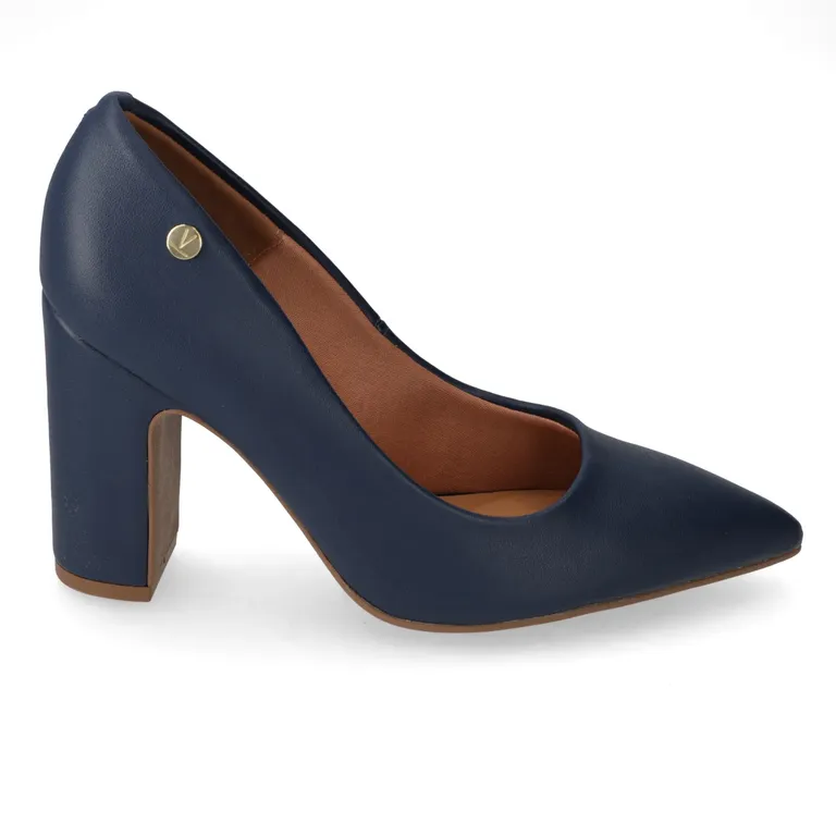Zapato Taco Ancho Vestir Mujer