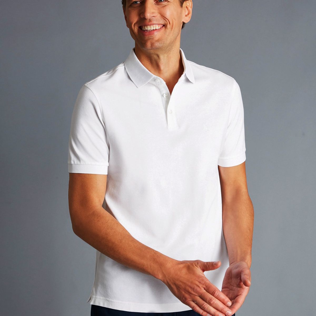 KINGS CROSS - POLERA HOMBRE  LUXURY-TOUCH PERFORMANCE POLO