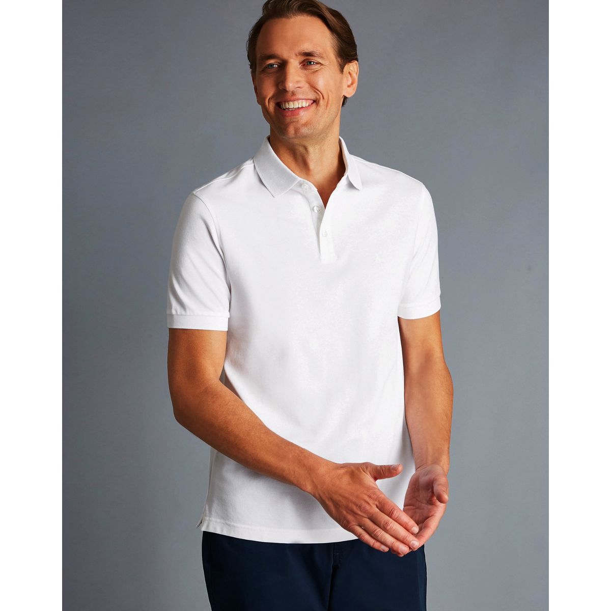 KINGS CROSS - POLERA HOMBRE  LUXURY-TOUCH PERFORMANCE POLO