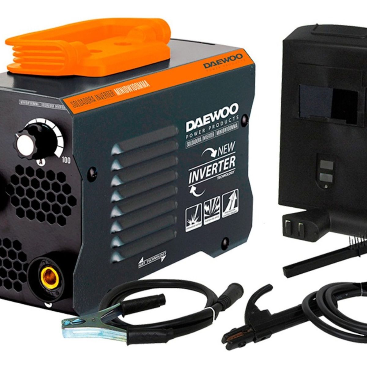 DAEWOO - Soldadora Inverter 100A Daewoo MINIDW100MMA  Accesorios