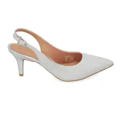 VIZZANO - Zapato Taco Stiletto 7 cm Plateado