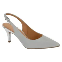 VIZZANO - Zapato Taco Aguja Stiletto Textil Glitter Plateado