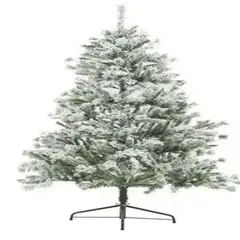 ARTIHOGAR - Arbol de Navidad 210 CM  Nevado 2 Tipos de Ramas Mix 1100 T