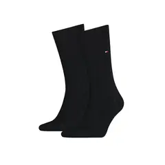 TOMMY HILFIGER - Pack De 2 Pares Calcetines Con Logo Negro