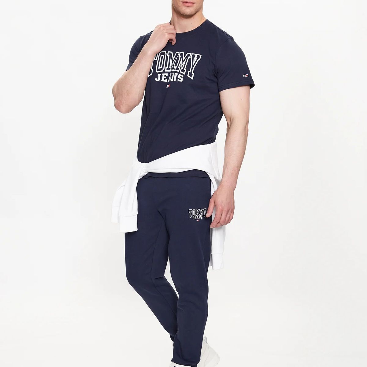 TOMMY HILFIGER - Joggers Graphic Slim Fit Con Logo Azul Tommy Jeans