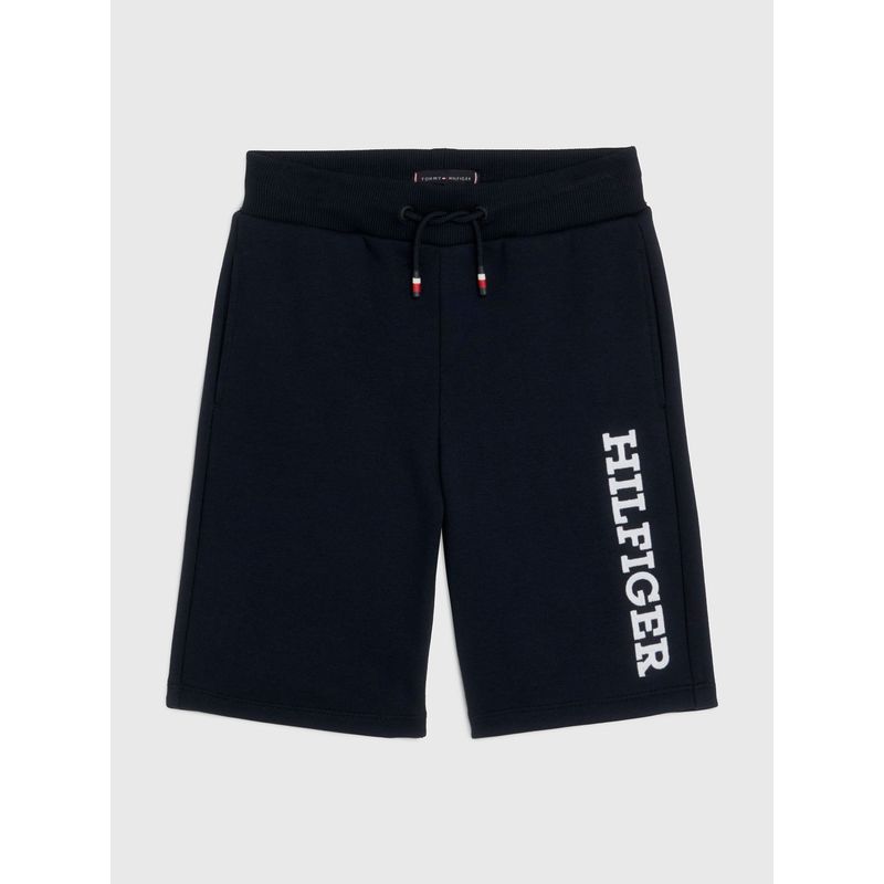 TOMMY HILFIGER - Short Con Logo Monotype Azul Tommy Hilfiger Niño