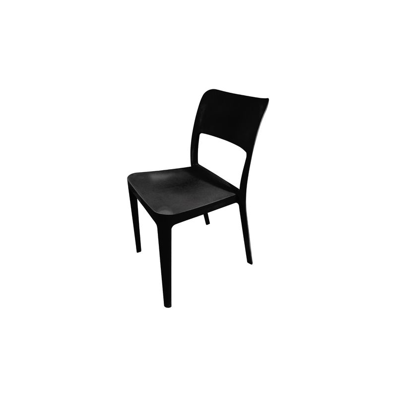 DVP - Silla Plástica Minimal Negro DVP