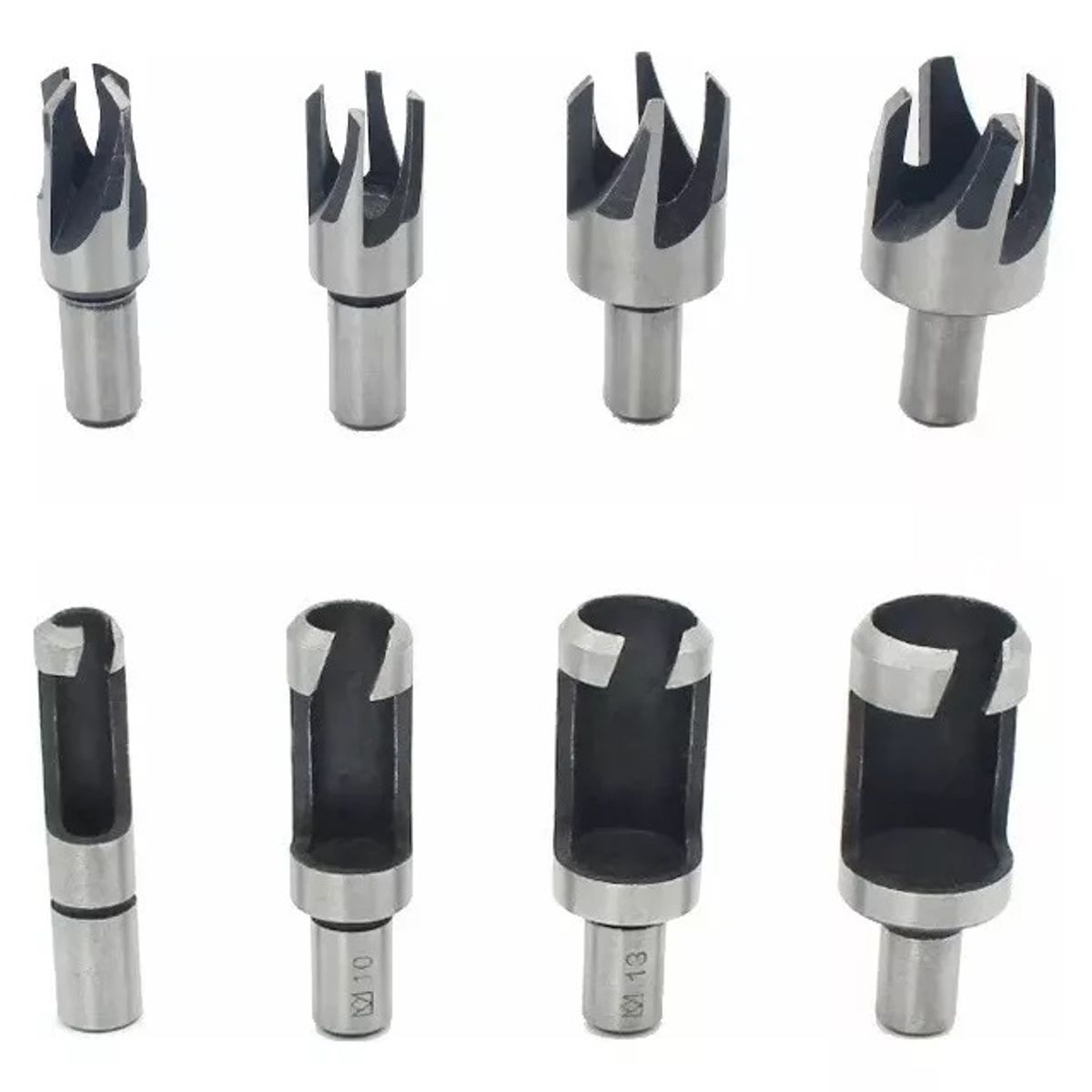 GENERICO - Broca Espiga Tarugo Tapa Tornillo Y Cónicas Corcho 8pcs