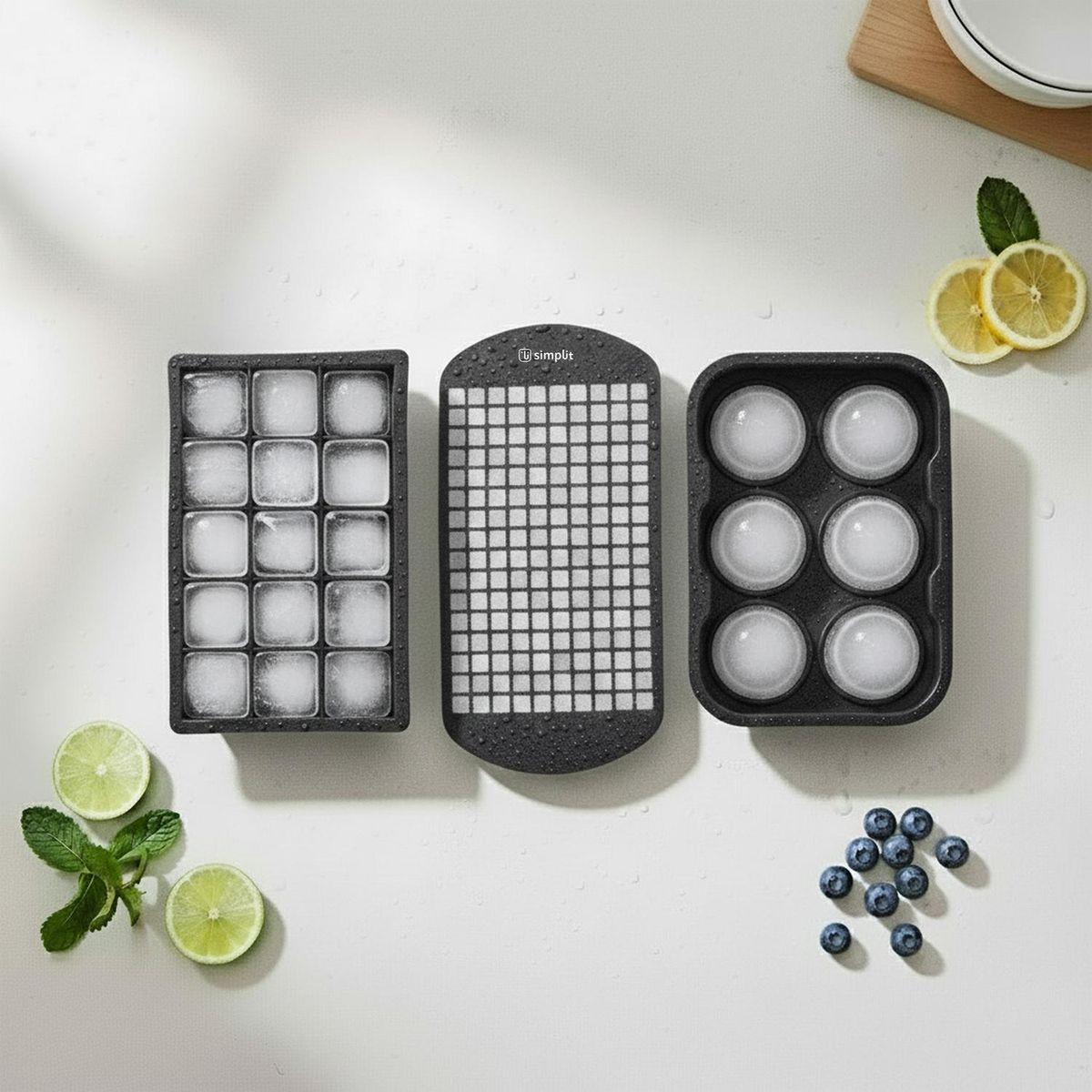 SIMPLIT - Pack 3 Cubetas Silicona Simplit